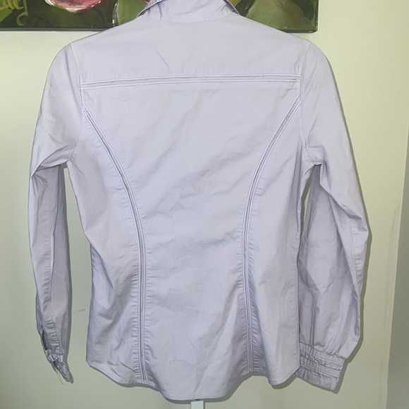 Kenar Lilac Purple Womens Button Down Shirt Blouse Size Medium - Picture 10 of 12